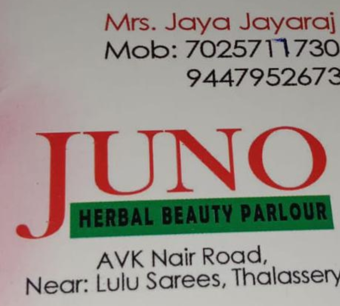 Juno Herbal beauty Parlour Thalassery